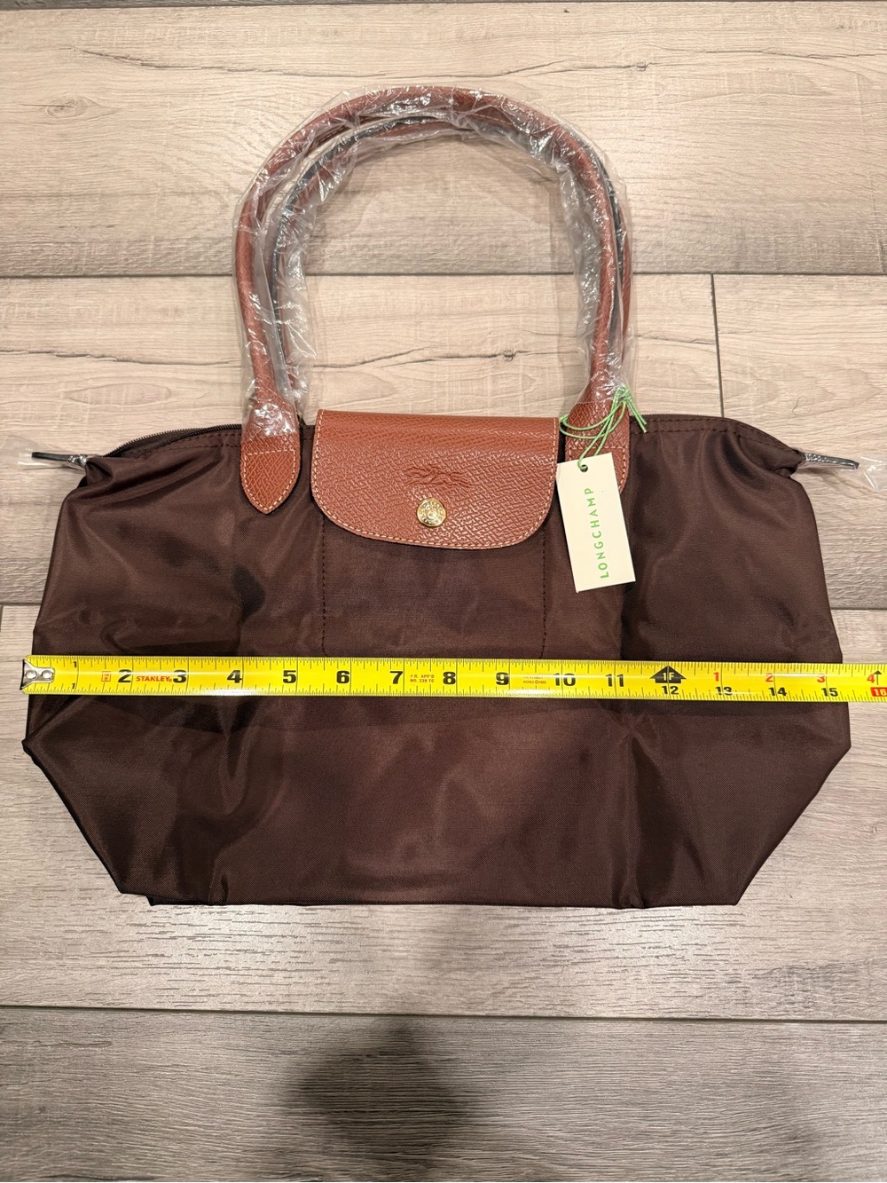 Longchamp Le Pliage  Brown Tote Bag Size Medium
